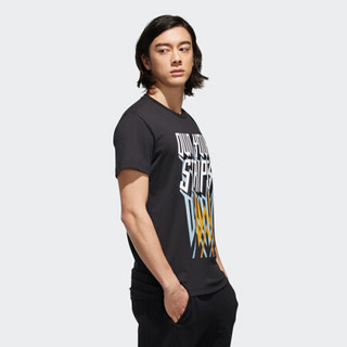 阿迪达斯官方 adidas neo M FAV VRBG TEE 男子短袖上衣EI4527 黑色/黑色 A/M(175/96A)