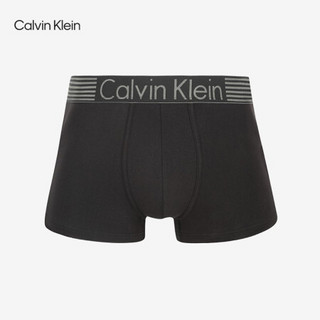 CK UNDERWEAR 2020秋冬款 男装时尚LOGO腰边平角内裤 NB1017O 001-黑色 M