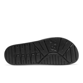 New Balance NB官方2020新款男款SMF200X1拖鞋简约logo设计凉拖鞋舒适便捷 黑色 42.5