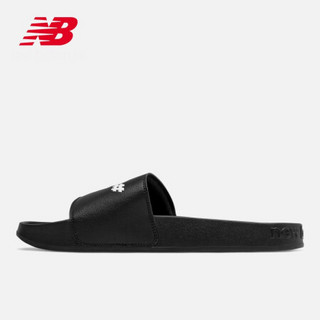 New Balance NB官方2020新款男款SMF200X1拖鞋简约logo设计凉拖鞋舒适便捷 黑色 42.5