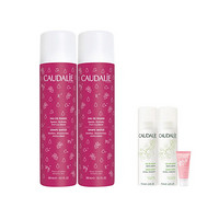 欧缇丽（Caudalie） 大葡萄籽水活性喷雾 300ml（限量版）*2+75ml*2+凝霜15m