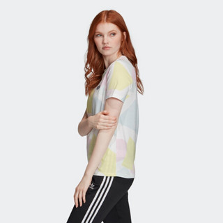 阿迪达斯官网 adidas 三叶草 Graphic Tee 女装运动短袖T恤GK3674 如图 40