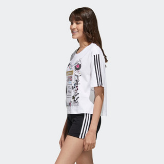 阿迪达斯官网adidas neo W FAVES TSHIRT女装运动短袖T恤FP7293 如图 XS