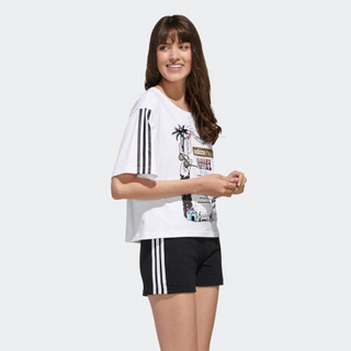 阿迪达斯官网adidas neo W FAVES TSHIRT女装运动短袖T恤FP7293 如图 XS