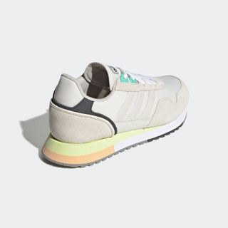 阿迪达斯官网 adidas 8K 2020 女鞋跑步运动鞋EH1442 粉白/矾土棕/白 37(230mm)