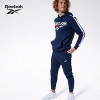 Reebok锐步男子休闲卫衣CL VP OTH新品潮流运动时尚套头衫EB3636 FL5475_藏青色 A/S