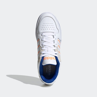 阿迪达斯官网 adidas neo ENTRAP 男鞋休闲运动鞋FW3465 白/灰/信号橙 39(240mm)