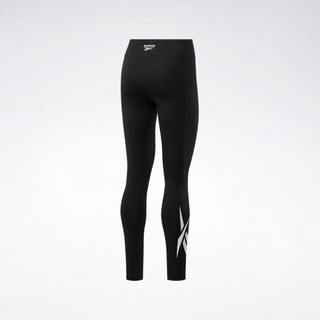 Reebok锐步 运动经典CL F VECTOR LEGGING女子休闲紧身裤 FT8172_黑色 A/S