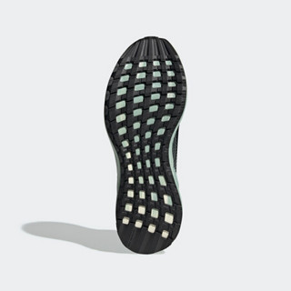 阿迪达斯官网 adidas RapidaRun J大童跑步运动鞋 G26114 黑色/烟灰绿 35.5(215mm)