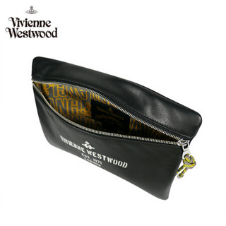 VIVIENNE WESTWOOD(薇薇安威斯特伍德) 奢侈品西太后包包手拿包  VW44030024HLY30F1  黑色