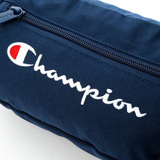 Champion2020新款经典草写大Logo腰包男女潮牌大容量斜挎包 蓝色