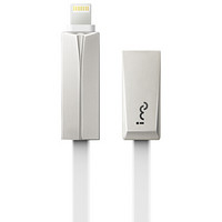 幻响（i-mu）穿云箭二合一数据线充电线 锌合金 适用于苹果安卓 白色