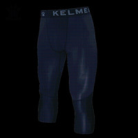 KELME卡尔美运动紧身裤七分跑步透气健身裤3881106 黑色 M/170