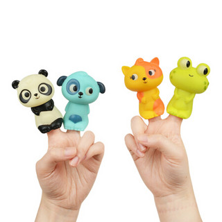 比乐 B.toys玩具婴儿安抚手指玩偶儿童手偶 音乐动物指套 BX1739Z