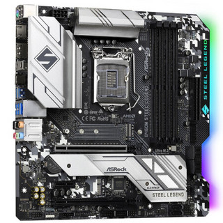 ASRock 华擎 B460M Steel Legend MATX （intel LGA1200、B460）英特尔 酷睿i9-10850K CPU套装