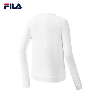 FILA ATHLETICS斐乐女子套头卫衣2020冬季新款运动透气弹力卫衣女 玉石白-WT 170/88A/L