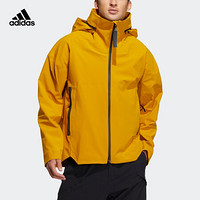 阿迪达斯官网adidas MYSHELTER JKT男秋季户外运动连帽夹克外套GL1356 汉玉白 金 A/XS(170/88A)