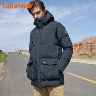 LAFUMA乐飞叶户外羽绒服男2020冬季户外登山滑雪防风保暖鹅绒外套男 LMJU0DH62 锆石黑BK 180/100A（50）