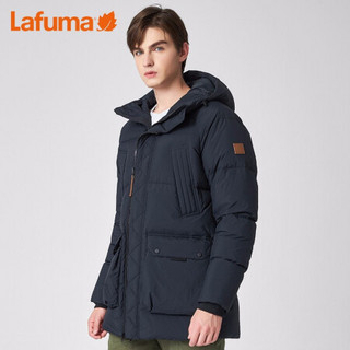 LAFUMA乐飞叶户外羽绒服男2020冬季户外登山滑雪防风保暖鹅绒外套男 LMJU0DH62 锆石黑BK 180/100A（50）