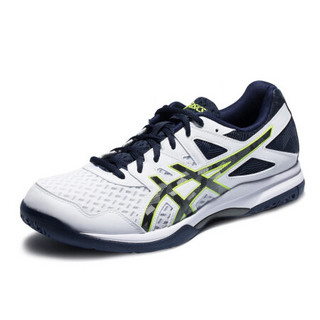 ASICS 亚瑟士2020春夏男缓震排球鞋稳定型  GEL-TASK 2 1071A037-101 白色/蓝色 42.5