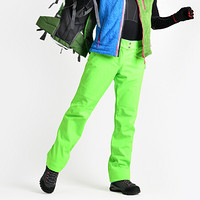 Running river奔流女士软壳保暖抓绒长裤冬季滑雪裤P4453 绿色562 2XL/44