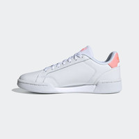 阿迪达斯官网 adidas neo ROGUERA 女子休闲运动鞋EH2540 白/白/信号珊瑚粉 36.5(225mm)