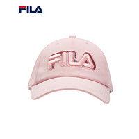 FILA斐乐官方女子棒球帽2020秋冬新款时尚运动休闲logo棒球帽 娇粉-PK XS