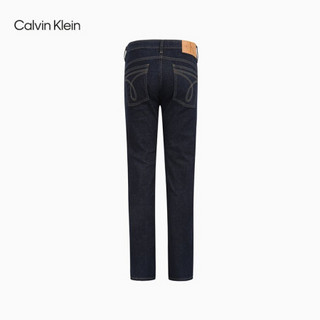 CK Jeans 2020秋冬新款 男装基础款系列合体版牛仔裤 J316253 1AP-黑色 32