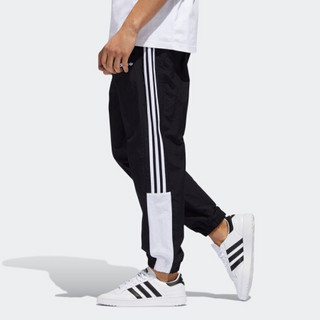 adidas ORIGINALS GLOBE TP 男子运动长裤 GD2090 黑色/白色 S