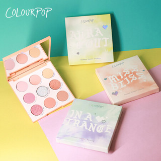 卡拉泡泡（Colourpop）9色九色眼影盘哑光大地色ins超火学生平价网红款眼影女colorpop IN A TRANCE（香芋盘）