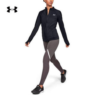 安德玛官方UA Run Storm女子跑步夹克外套Under Armour1317295 灰色001 XS