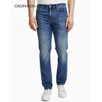 CK Jeans 2020春夏款 男装中低腰合体紧身牛仔裤 J314803 1A4-蓝色 31/32