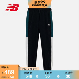 New Balance NB官方2020新款男款NTA33011运动长裤拼接简约logo运动长裤 BK NTA33011 2XL