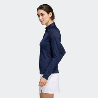 adidas 阿迪达斯 Lw Ls Polo 女子POLO衫 FS6313 藏青蓝 XL