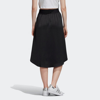 阿迪达斯官方 adidas 三叶草 SATIN SKIRT 女子裙子EC1881 黑 36(参考身高:166~170CM)