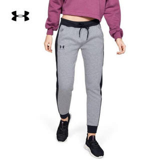 安德玛官方UA Rival Fleece女子运动长裤Under Armour1348571 灰色035 XS