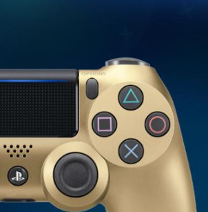 SONY 索尼 CUH-ZCT2NA 14 DualShock 4 无线游戏手柄 金色