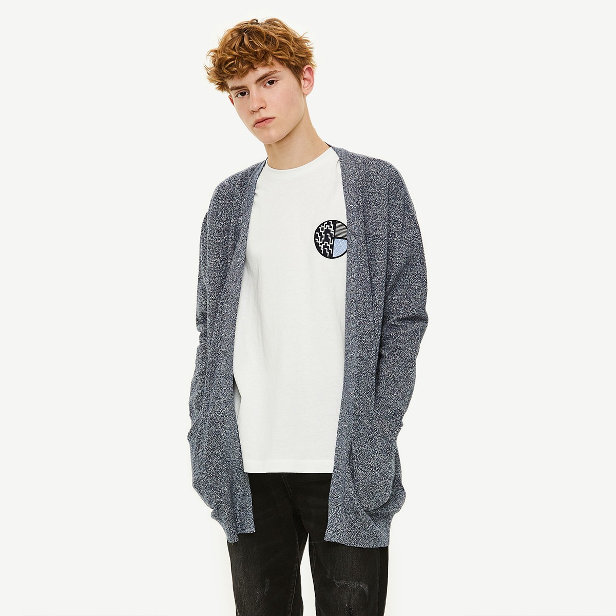 唯品尖货urbanrevivo男装开襟针织外套ml08s9dn2002