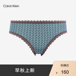 CK Underwear 2020秋冬款 女装诱惑系列性感三角内裤 QD3707 8UJ-蓝色 M