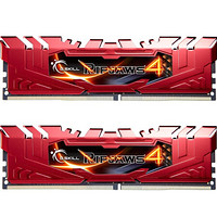 G.SKILL 芝奇 Ripjaws 4 DDR4 2800MHz 台式机内存 马甲条 法拉利红 16GB 8GB*2 F4-2800C16D-16GRR