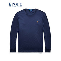 Ralph Lauren/拉夫劳伦男装 2020年秋季定制修身版型柔软棉质T恤12586 410-海军蓝 L