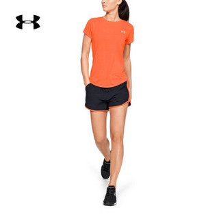 安德玛官方UA Fly By女子跑步短裤Under Armour1297125 黑色051 XS