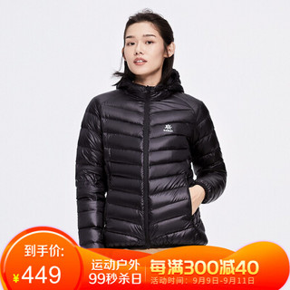 Kailas 凯乐石 户外运动 男/女款轻薄连帽羽绒外套 KG2043505/KG2043605 3605黑色 M