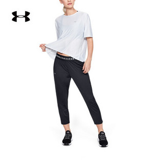 安德玛官方UA Armour Sport女子运动中裤Under Armour1330433 黑色001 S