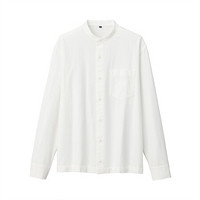 MUJI 無印良品 男士长袖衬衫 19AC775 白色 L