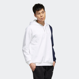 阿迪达斯官网 adidas neo M UT HOODY 2 男装套头衫EI4347 白/学院藏青蓝 A/M(175/96A)