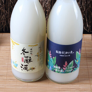 苏州桥 冬酿酒桂花小酿礼盒750ml*2 低度甜米酒桂花米露礼盒酝酿好时光