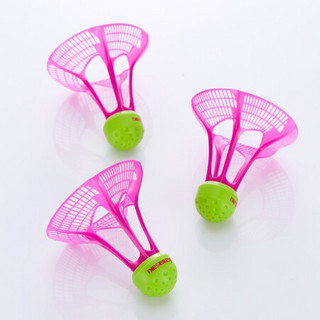 川崎 kawasaki羽毛球室外耐打防风塑料娱乐羽毛球三个装