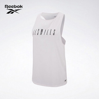 Reebok锐步 运动健身LM Light Woven Tank女子运动背心 GJ6254_glass 粉 A/2XS