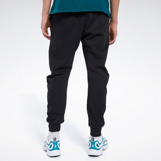 Reebok锐步 运动经典CL F VECTOR PANT男子长裤 FK2671_黑色 A/2XL